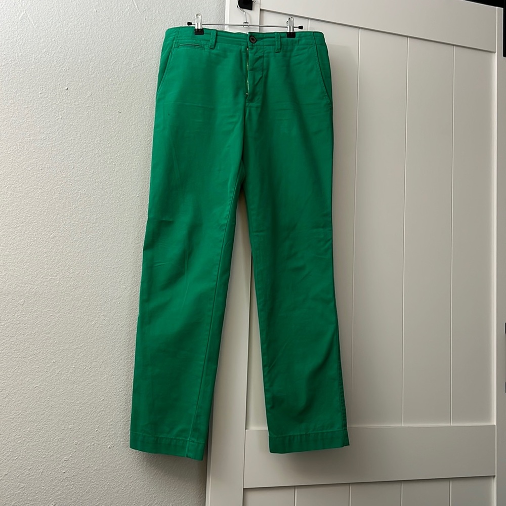 Green JCP chino pants size 32x32